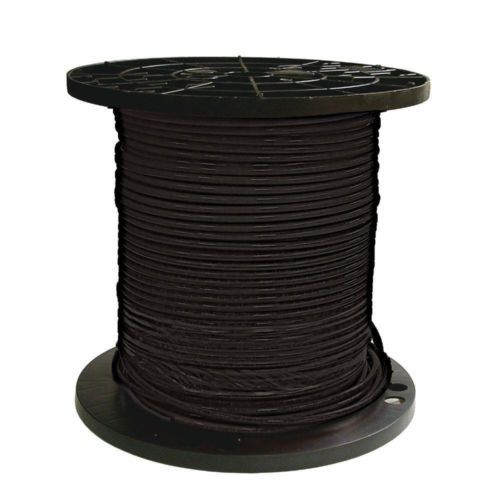 THHN THWN #8 - 8 awg BLACK Copper stranded electrical wire 50 Ft