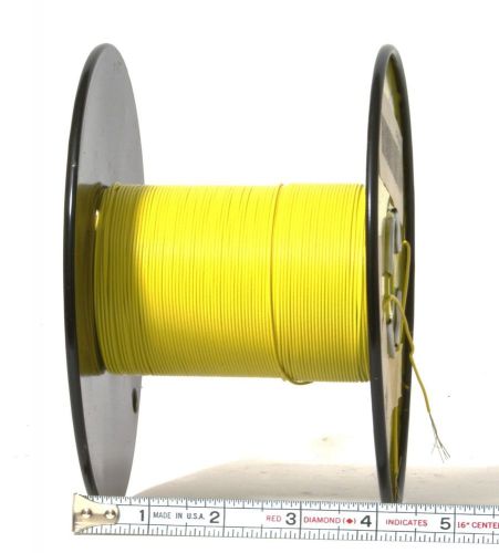 Teledyne cable 24 awg 500&#039; spool 600 v tin yellow core single tin conductor for sale