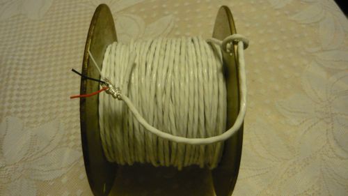 Mil. spec. 20awg silver plated 3cord twisted teflon shielded cable, 150ft long for sale