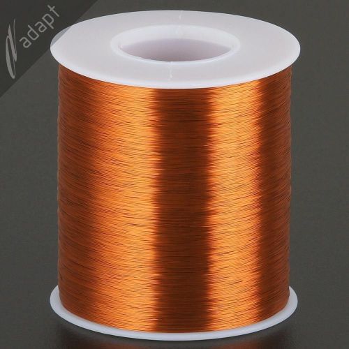 Magnet wire, enameled copper, natural, 34 awg, non-solder,  200c, ~1lb. 7900&#039; for sale
