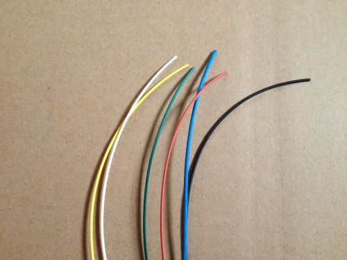 Six colors 2.5mm heat shrinkable tube shrink tubing 1meter for sale