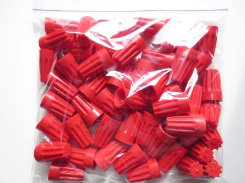 50 PK IDEAL 76B RED WIRE-NUT CONNECTORS----Made in USA--FREE SHIPPING---