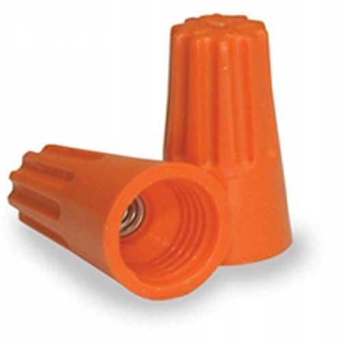 Orange wire nut connectors straight barrel style ul - 1000 pack - fast shipping for sale