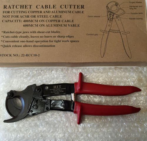 H I T:  Ratchet Cable Cutter Aluminum and Copper