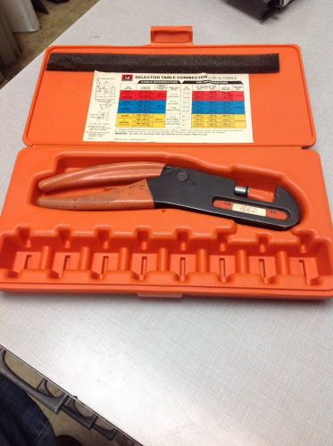 Thomas &amp; betts wt 740 crimping tool for sk &amp;rsk shield- kon connectors for sale