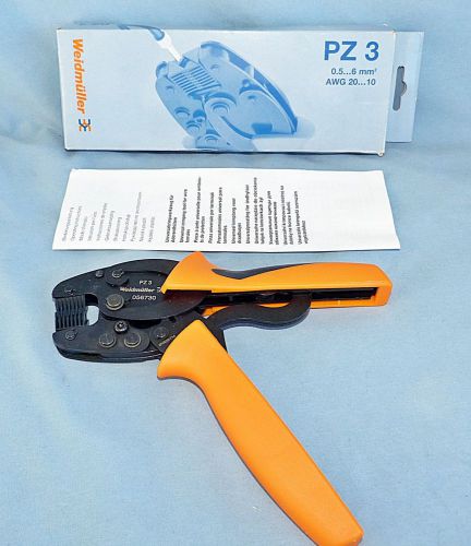 Weidmuller PZ 3 Square Crimping Tool #0567300000, 0.5 -6mm • AWG 20 - 10