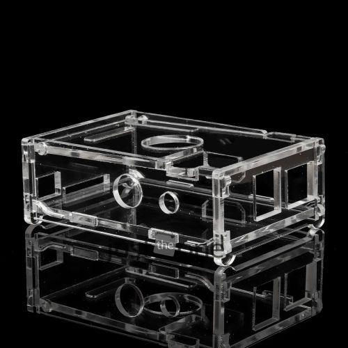 Raspberry Pi Transparent Clear Acrylic Case Shell Enclosure Computer Box Case