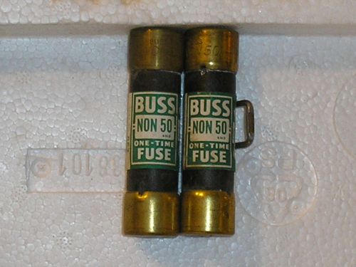 (LOT OF 2) BUSS NON-50 ONE TIME FUSE