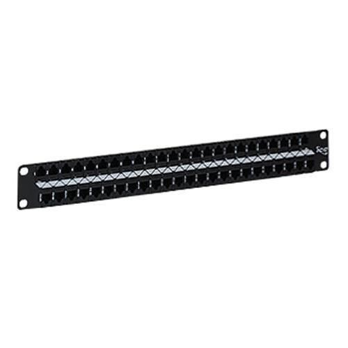 Icc icmpp48c61 patch panel, cat 6, feedthru, 48-p, 1rms for sale