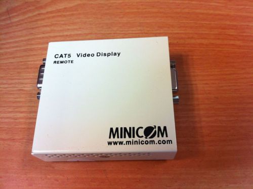 MINICOM CAT5 Video Display REMOTE P/N 1VS23007/R REV 1.5