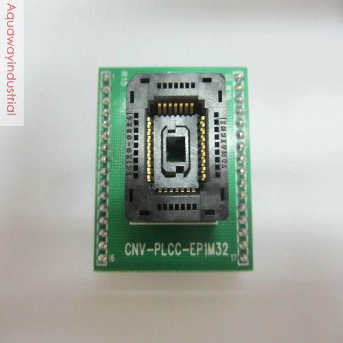 1pcs cnv-plcc-ep1m32 plcc32 to dip32 universal socket adapter converter for sale