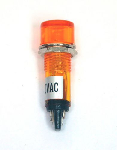 50pc indicate neon lamp 8007a-o ?12mm color=orange ac110v flat head soldering for sale