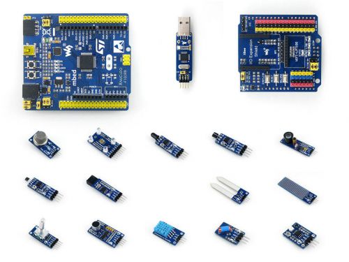Xnucleo-f103rb pack a cortex-m3 stm32 arduino board sensors &amp; st-link/v2 modules for sale