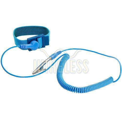 Blue Anti Static Antistatic ESD Adjustable Strap