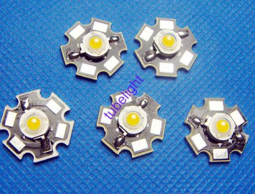 5pcs 3w high power cold white led light emitter 15000k with 20mm pcb for sale