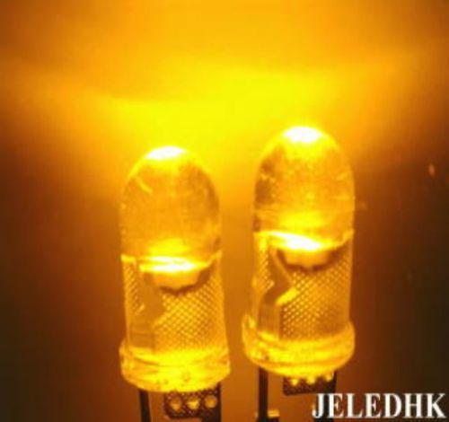 5 PCS 5mm 5-LED Chips integrated in each one LED Traffic Yellow 60° LED 75Kmcd