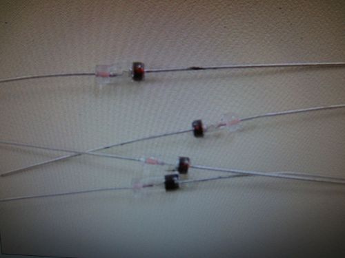 300 pcs. of 60 Volt germanium signal diode, cathode band only, part #1N34A
