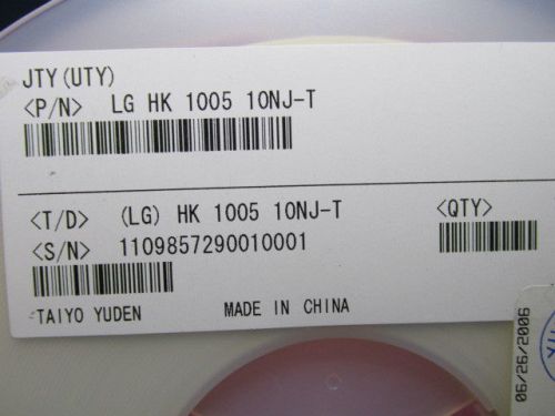 20000 pcs taiyo hk100510nj-t for sale