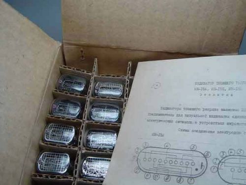 In-15a in-15 a nixie tubes new lot of 50 russian n/r for sale
