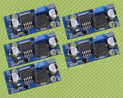 5pc lm2596 dc-dc buck converter 1.23v-30v step down module  power supply output for sale