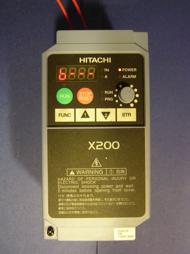 HITACHI INVERTER X200-004NFU2 200-240V/0.5HP
