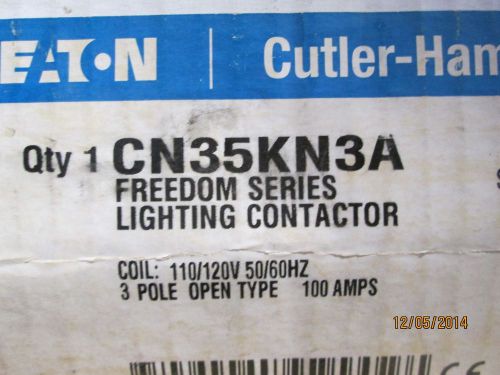 CN35KN3A FREEDOM SERIES LIGHTING CONTACTOR, 100 AMP, 120 VOLT