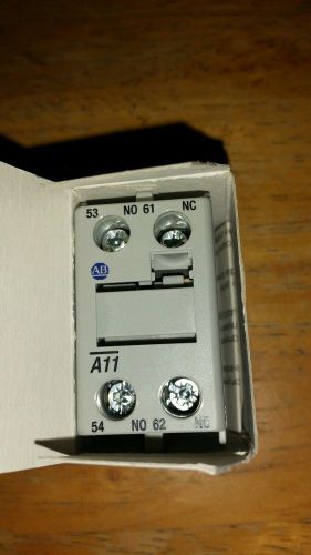 New in box Allen Bradley 100-FA11 Auxiliary Contact Front Mount