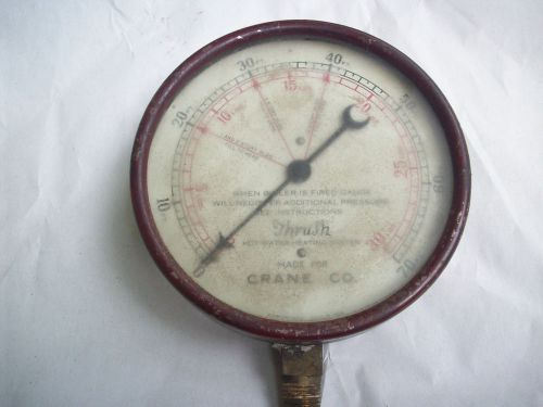 Vintage thrush boiler steam gauge for sale