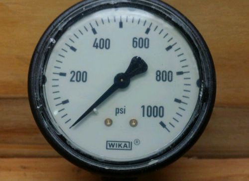 1000 psi pressure gauge wika instruments canada 1/4 NPT LM connection Brand new