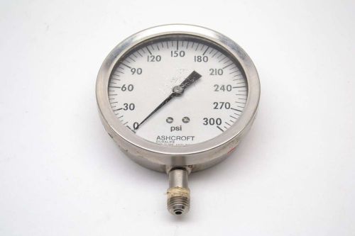 Ashcroft 351009aw02l duralife 0-300psi 3-1/2 in 1/4 in pressure gauge b441327 for sale