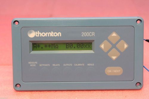 Thornton 200cr conductivity/resistivity meter 2 analog outputs/2 relays / 6222-1 for sale