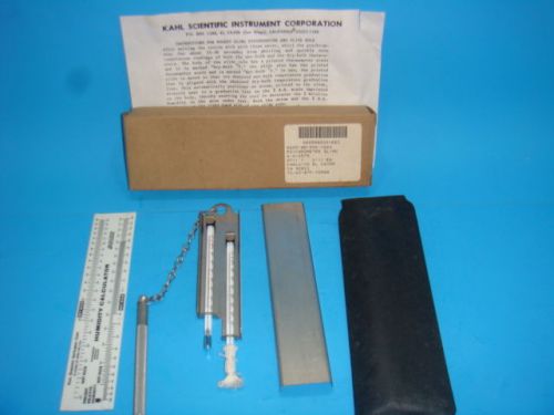 Kahl pocket sling psychrometer and slide ruel, 6685-00-826-1662, nib, a-a-2579 for sale