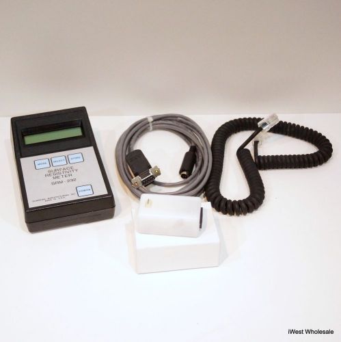 Guardian srm-232-10 | surface resistivity meter w/ 0 -10 ohms/sq range for sale