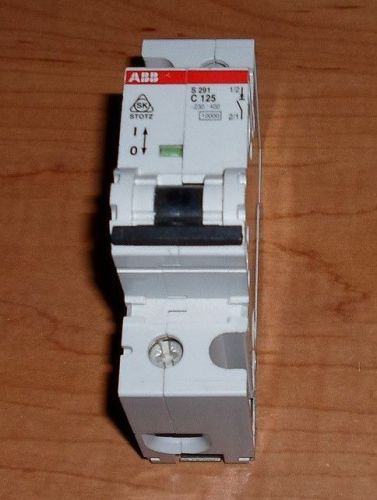 ABB S291-C125 Circuit Breakers (New no Box)
