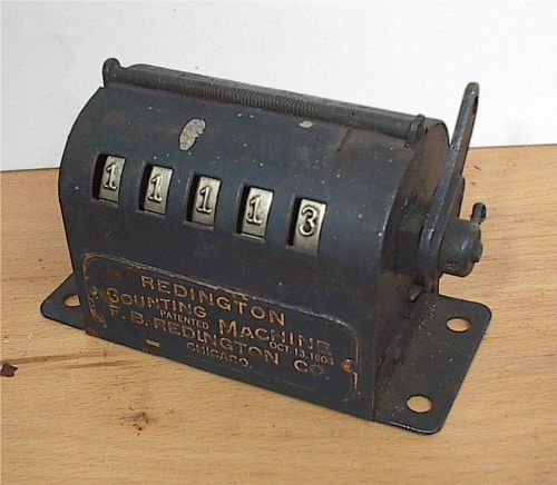 Redington Counting Machine, &#034;Patented Oct. 13, 1908&#034;