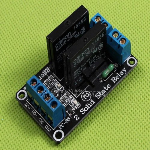 5v 2 channel ssr solid-state relay high level trigger professional 240v 2a for sale