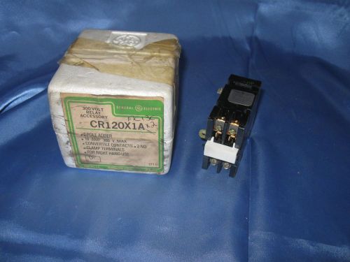 General electric relay accessory (cr120x1a) 10 amps – 300 volts, new surplus for sale