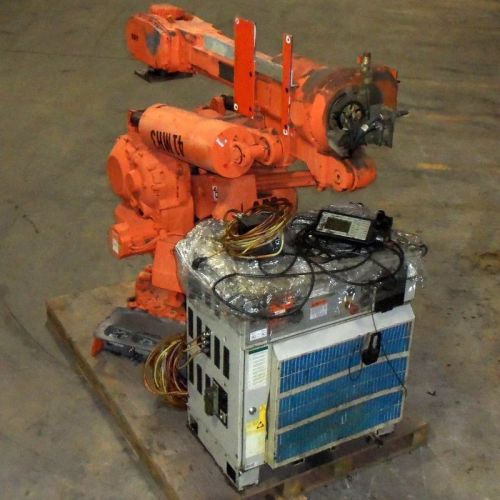 Abb robot arm irb6400r/2.5-150 w/ controller irb6400rm2000 for sale