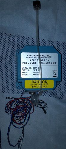 PAROSCIENTIFIC INC Model 223A-204 Digiquartz Pressure Absolute Transducers