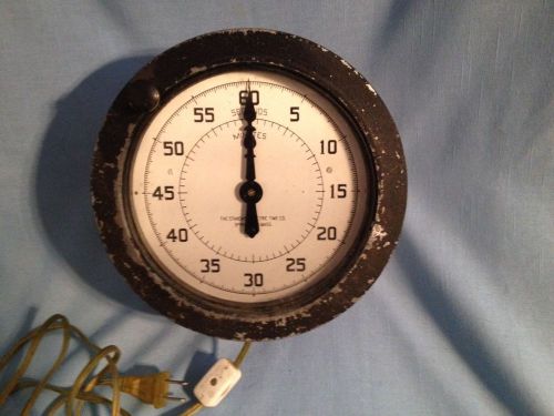 Vintage Standard Electric Time Co S60-6 1 RPM Precision Timer Stopwatch Clock