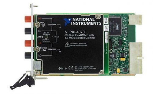 National Instruments NI PXI-4070 Digital Multimeter Card 6-1/2 Digit DMM