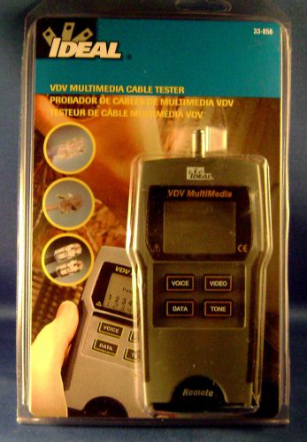 Ideal VDV 33-856 Multimedia Cable Tester *NEW SEALED*
