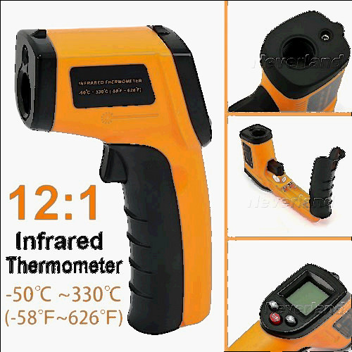 cold thermometer for sale, Hot sale non-contact temperature lcd ir laser infrared digital thermometer gun &amp;