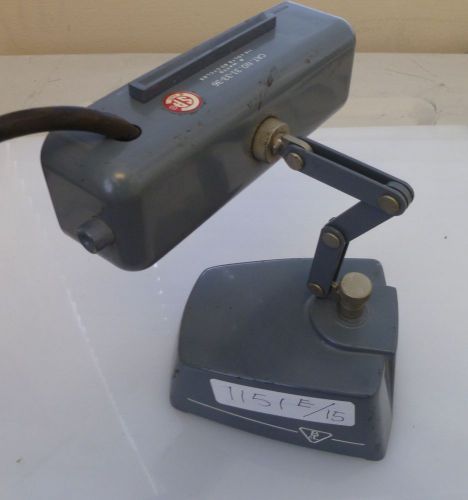 Bausch and lomb  articulated and swiveled- optician&#039;s lamp (item# 1151 e/15) for sale