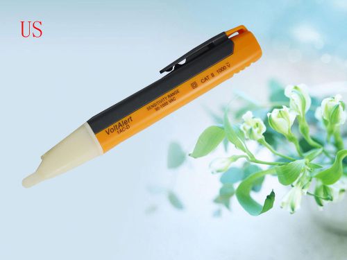 AC Voltage 90-1000V Non Contact Detector Sensor Tester LED Pen Stick With Sound