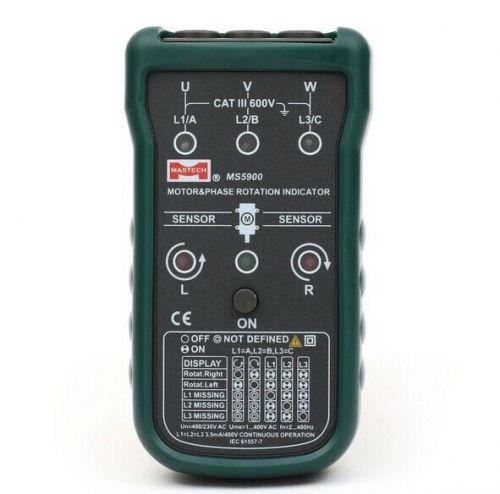 Mastech ms5900 electrical tester motor 3-phase rotation indicator meter for sale