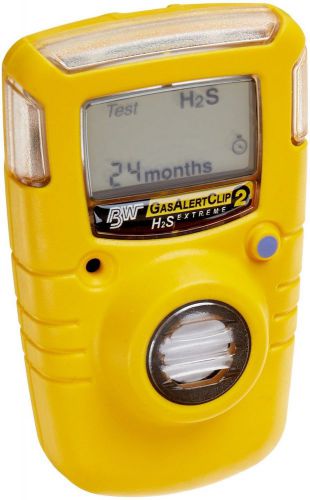 Bw honeywell gasalert clip extreme h2s monitor ga24xt-h detector for sale