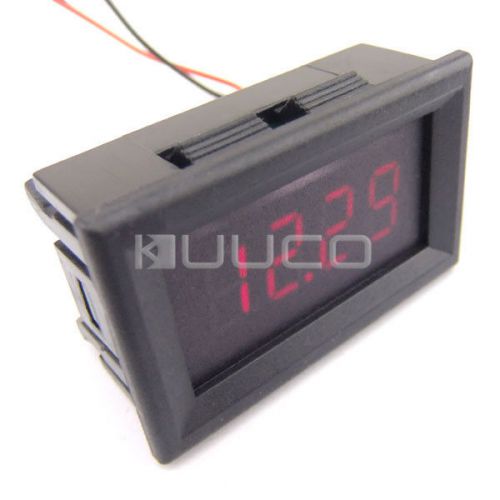 High precision red led digital voltage monitor meter 4.5-30v digital voltmeter for sale