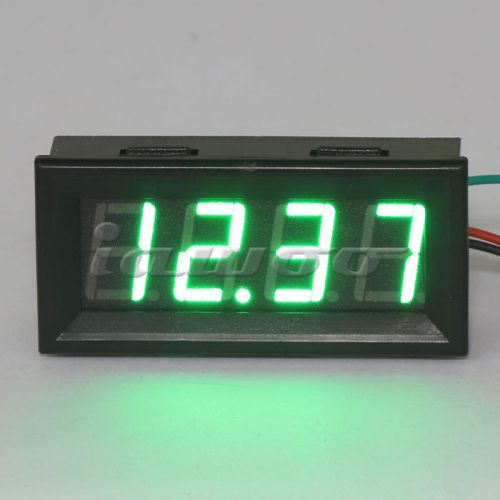 Dc digital voltmeter 0-33v battery voltage monitoring gauges volt panel meter for sale
