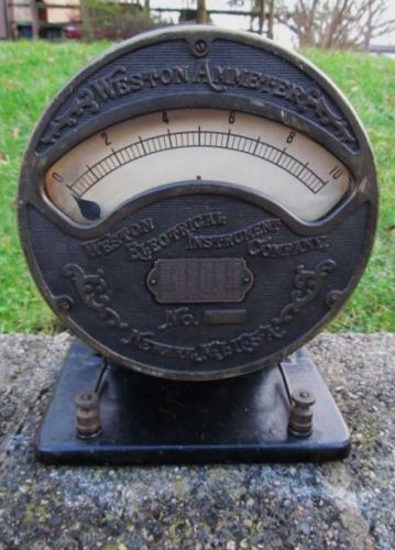 Vintage Weston Electrical Instrument Company Ammeter